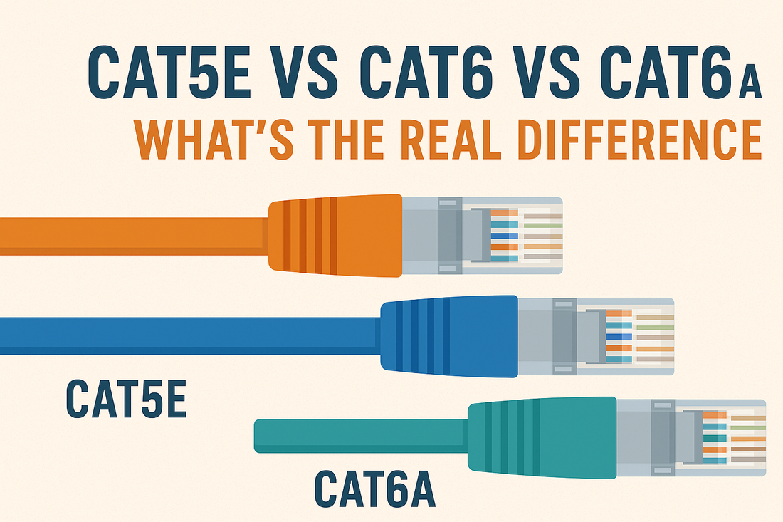 Cat5e vs Cat6 vs Cat6A: What's the Real Difference?