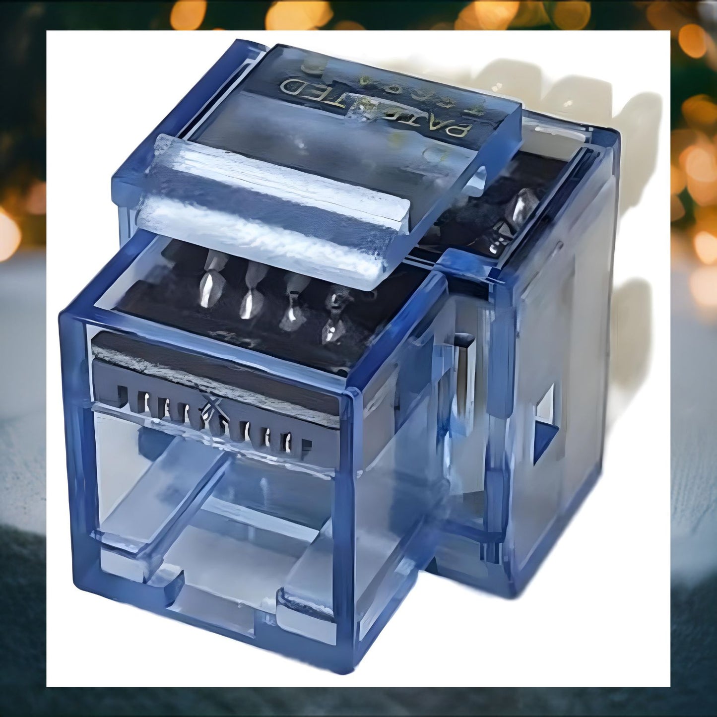 R.J. Enterprises - 3013A-8-CJ-BL, Cat5e Jack, 180-degree, Blue - R.J. Enterprises