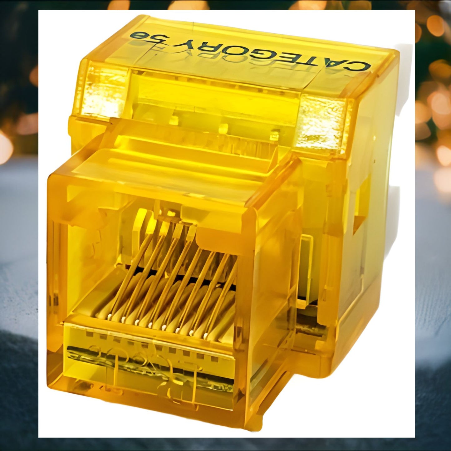 R.J. Enterprises - 3013A-8-CJ-ALL, Cat5e Jack, 180-degree, Mix of All Colors - R.J. Enterprises
