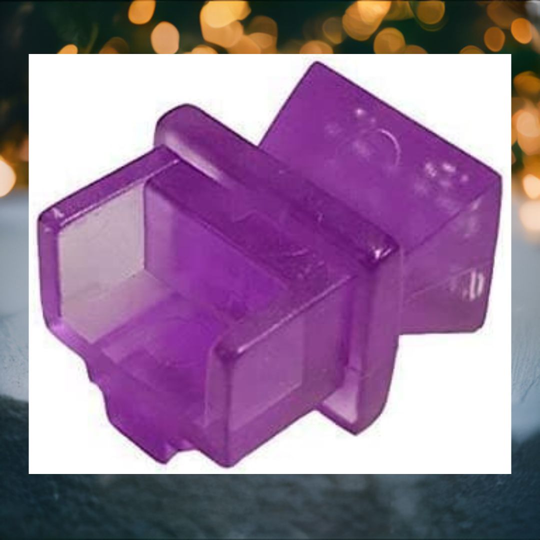 R.J. Enterprises - RJ45 Jack Dust Cover, Cap, Protector, Violet (100 pieces) - R.J. Enterprises