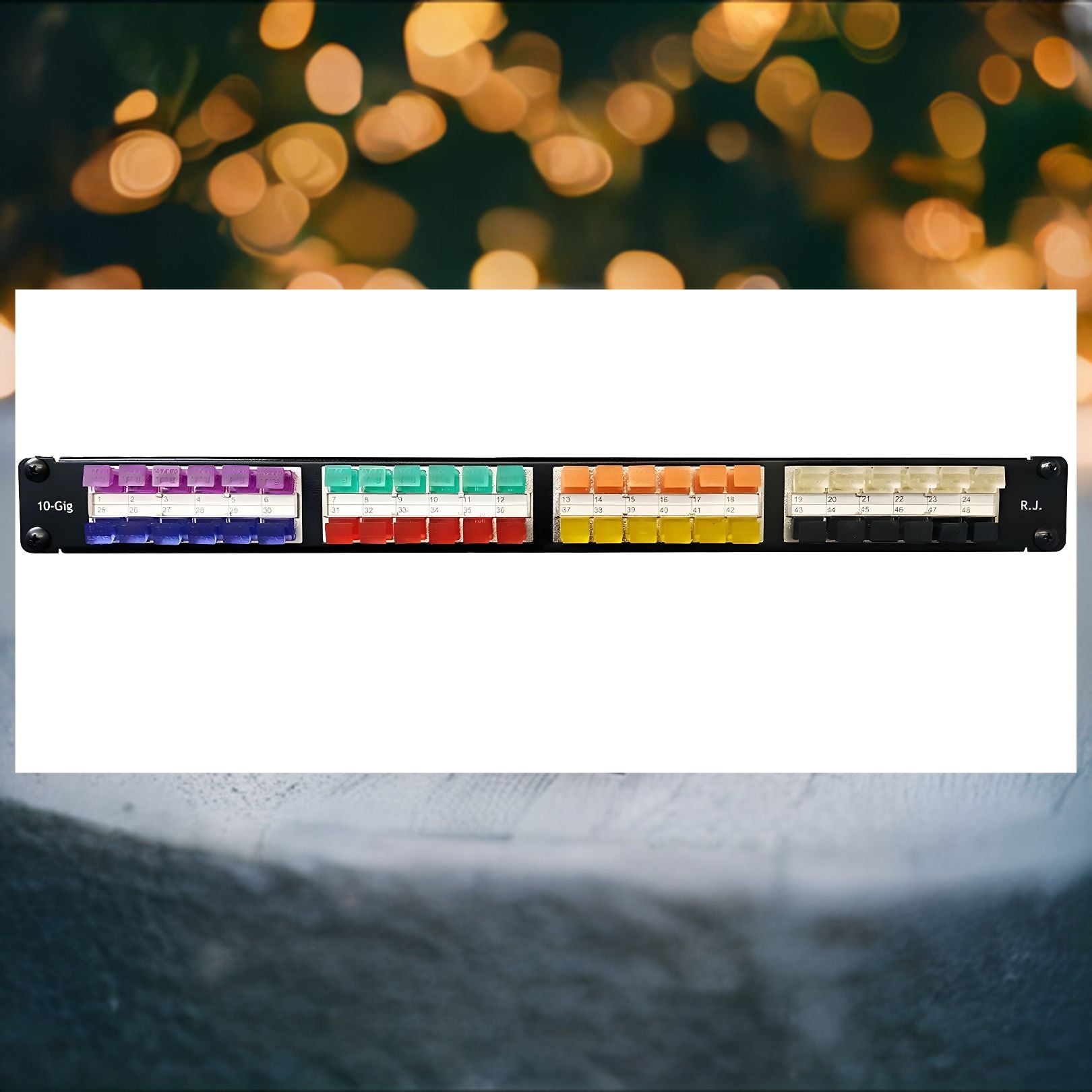 R.J. Enterprises - RJ45 Jack Dust Cover, Cap, Protector, Black (100 pieces) - R.J. Enterprises