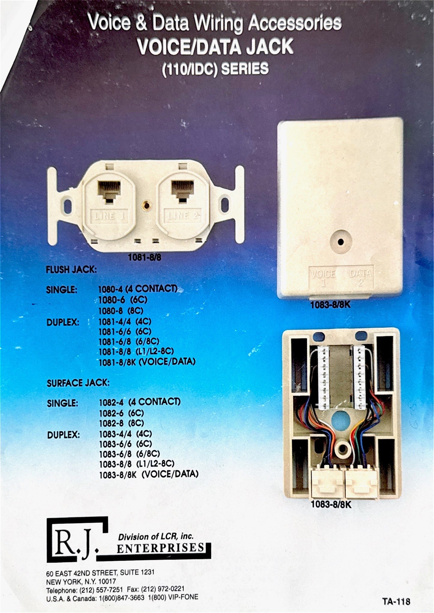 Buy One Get One FREE-Voice/Data Surface Jack-5pcs