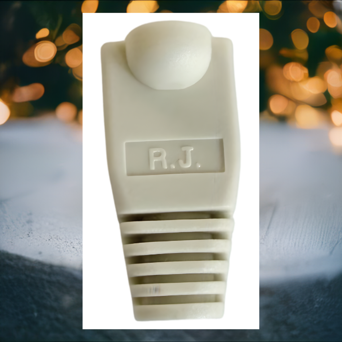 Buy One Get One FREE-R.J. Enterprises - RJ45 Strain Relief Boot Ivory(100 Pcs)