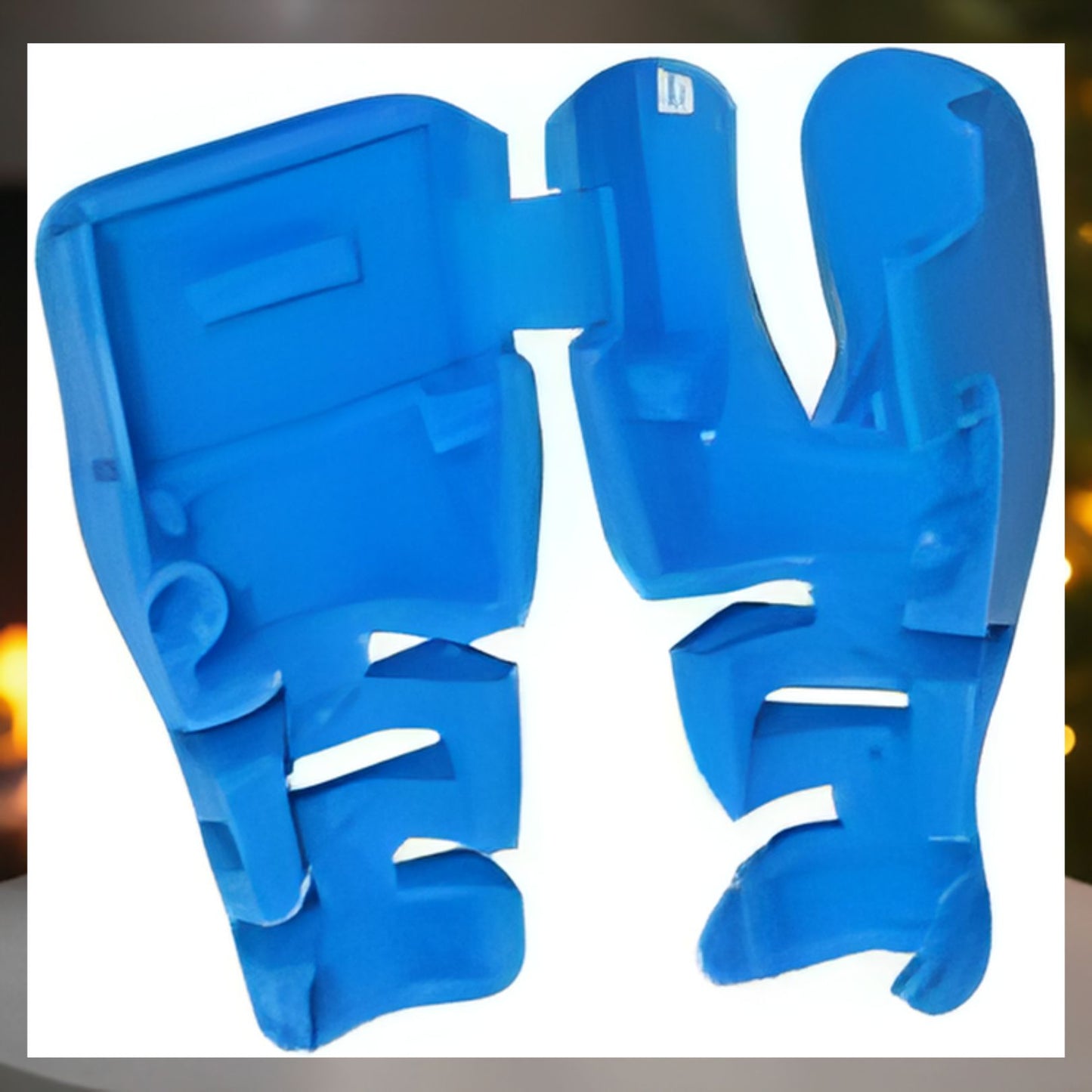 R.J. Enterprises RJ45 Post-Assembly Blue Strain Relief Boot; 2-pc Snap-on Design (100 PC's per bag) - R.J. Enterprises