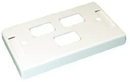 R.J. Enterprises 625B17F-3 AMO Face Plate 3 Port - R.J. Enterprises