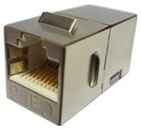 R.J. Enterprises - Cat6A Fully Shielded RJ45 Coupler RJ-210-C6A-S - R.J. Enterprises