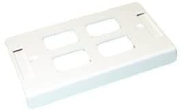 R.J. Enterprises 625B17F-4 AMO Face Plate 4 Port - R.J. Enterprises