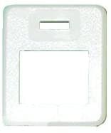 R.J. Enterprises 3013BUS-2 -- Keystone Jack Insert White (100 pcs per bag) - R.J. Enterprises