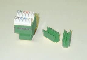 R.J. Enterprises 3013A-8-GN Category 5 Keystone Jack Green (Price per Bag of 10p) - R.J. Enterprises