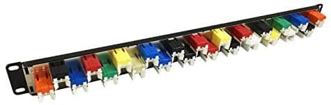 R.J. Enterprises SDPP-24-C6J Cat6 Patch Panel (Special Design, 568A/B, 24 Port) - R.J. Enterprises