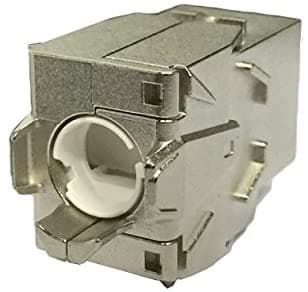 R.J. Enterprises Cat6 Shielded Keystone Jack 180°, Tool-Less - R.J. Enterprises