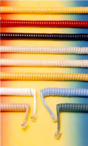 R.J. Enterprises 806 Plug to Plug Handset Cord (4C - 6')(2 Pc/per bag) - R.J. Enterprises