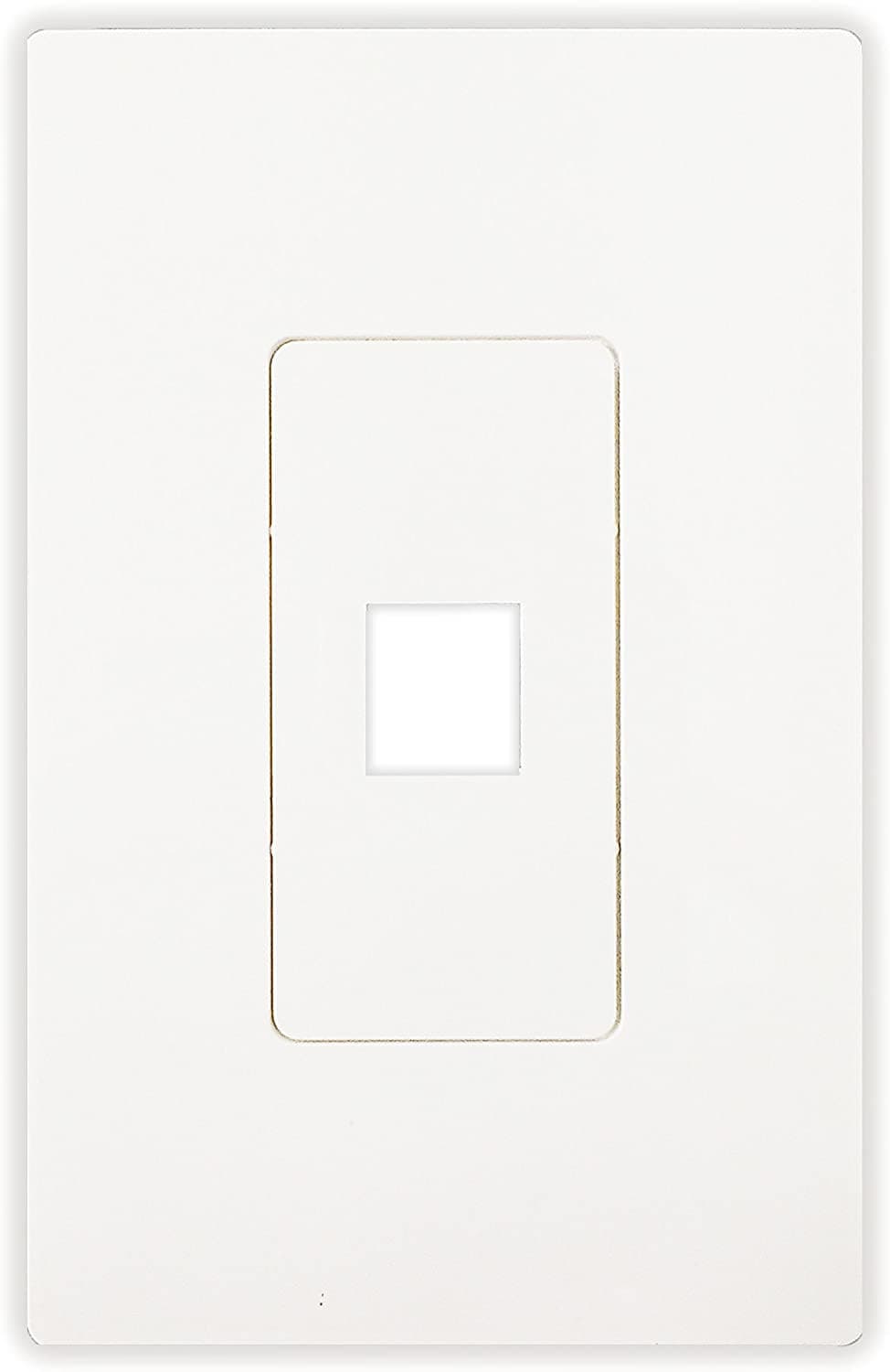 R.J. Enterprises - Screwless Snap-on Wall Plate 1 Port for Ethernet Keystone Jacks RJ-2013-S1 - R.J. Enterprises