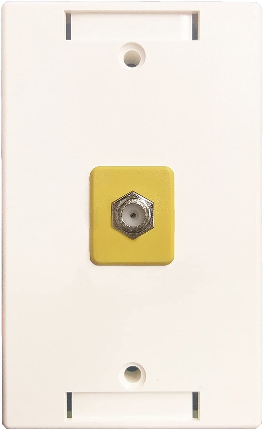 R.J. Enterprises - Wall Plate CATV Coaxial (10pcs/per bag) - R.J. Enterprises
