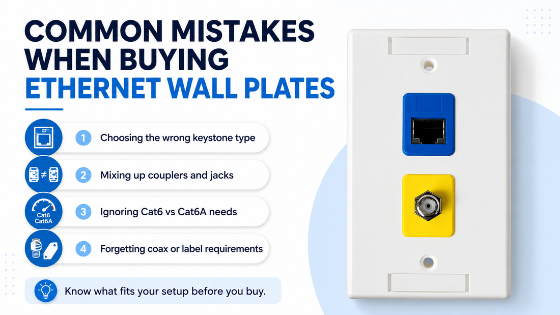 Common Mistakes When Buying Ethernet Wall Plates