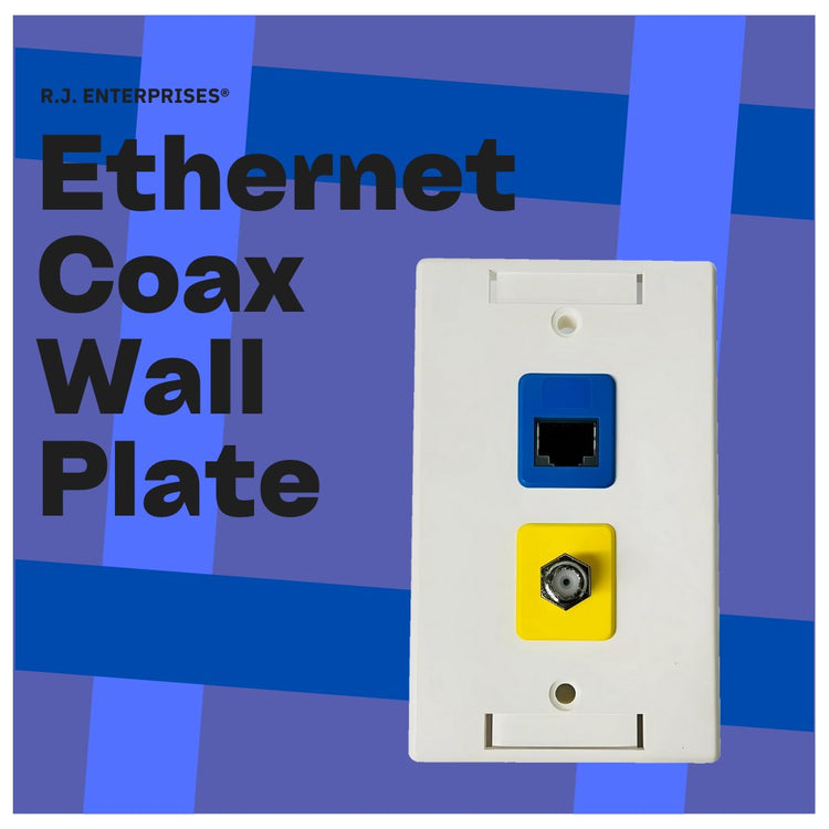 Ethernet Coax Wall Plate