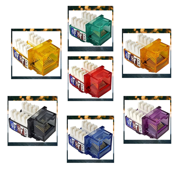 Cat5e 90° Keystone Jacks