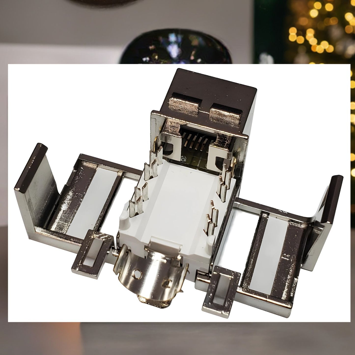 R.J. Enterprises (10p/Pack) - keystone type Cat6A Jack (Fully Shielded-no punch down) 10 Gigabit -P/N 3013A-R8FS-C6A - R.J. Enterprises