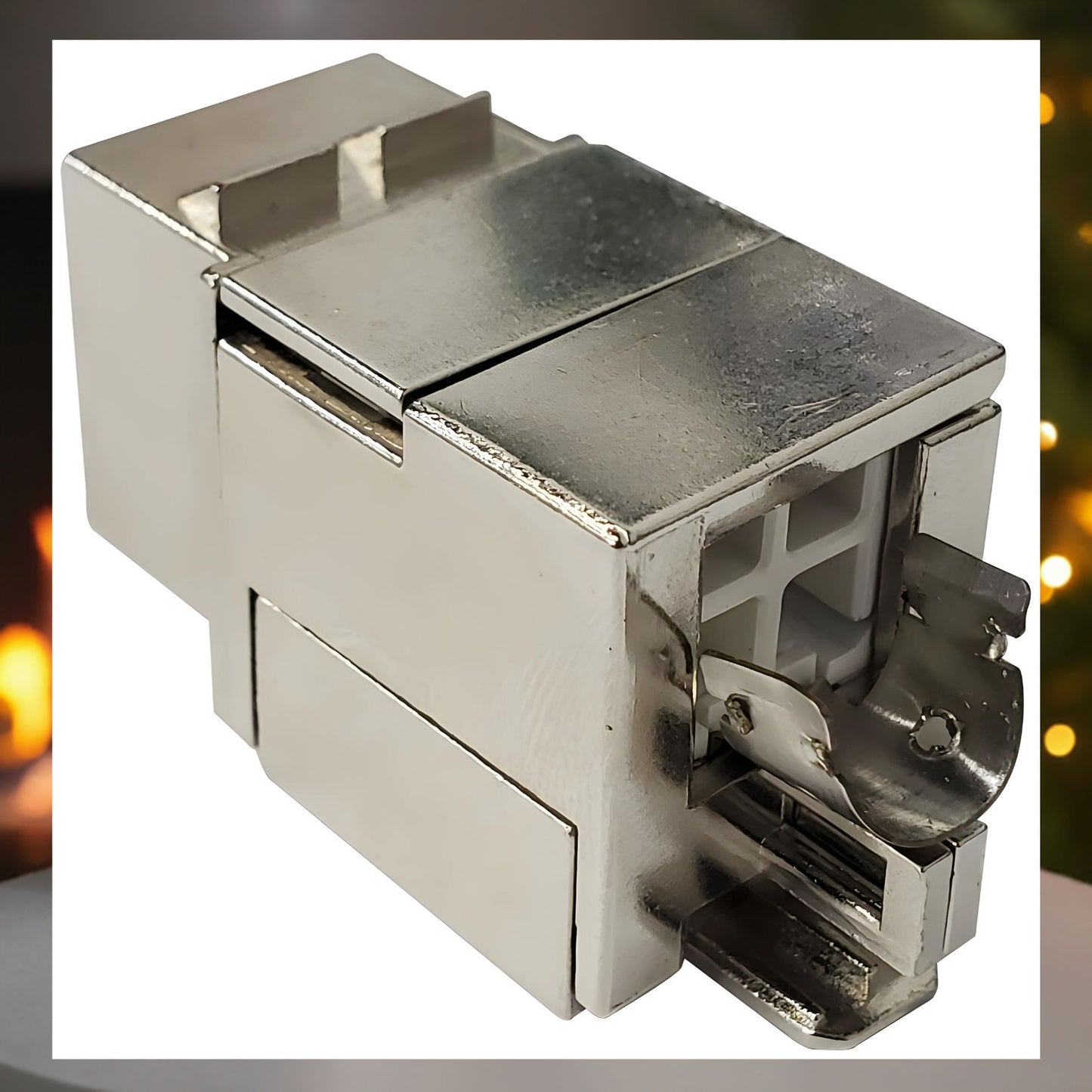 R.J. Enterprises (10p/Pack) - keystone type Cat6A Jack (Fully Shielded-no punch down) 10 Gigabit -P/N 3013A-R8FS-C6A - R.J. Enterprises