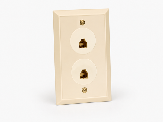 R.J. Enterprises - Duplex Wall Jack (8C)