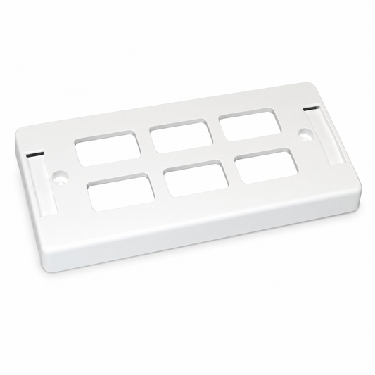 R.J. Enterprises - AMO Face Plate 6 Port