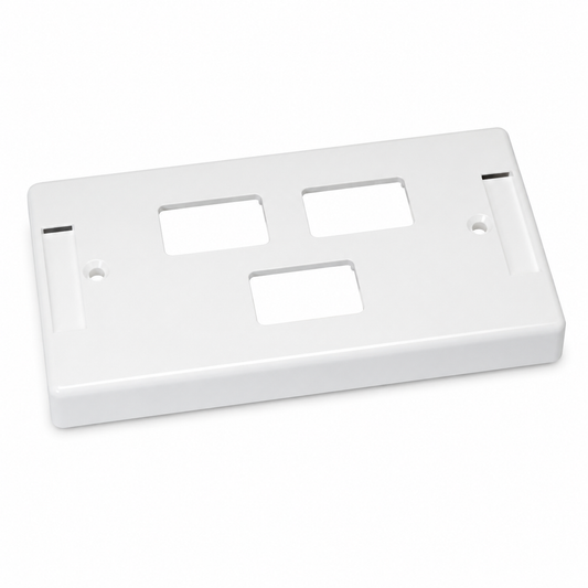 R.J. Enterprises - AMO Face Plate 3 Port