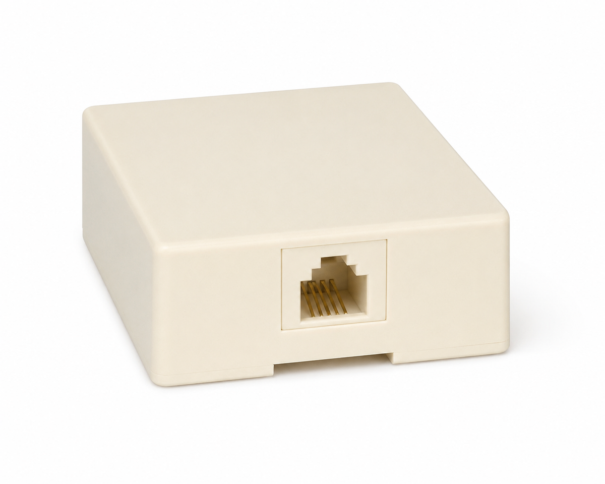 Baseboard Jack Assembly, 6-Contact | 468-6