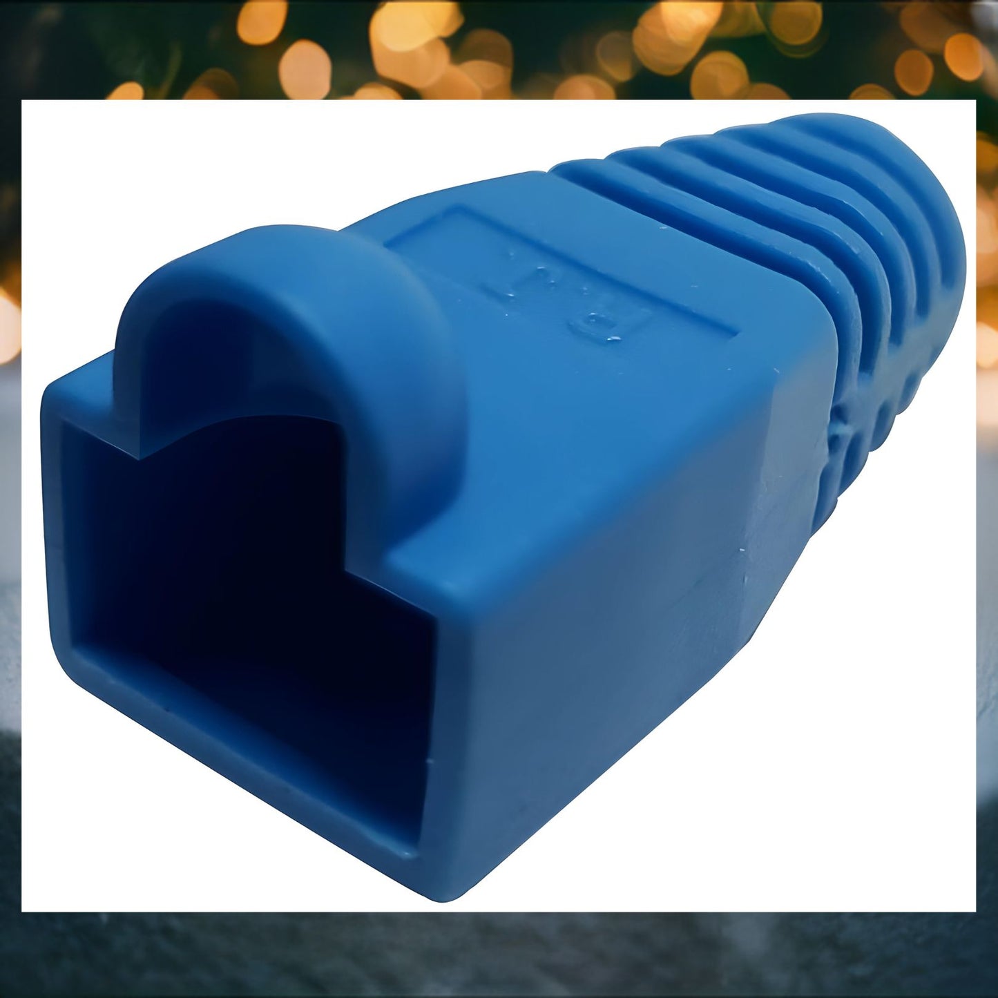 Buy ONE Get ONE FREE-R.J. Enterprises - (200 Pcs) RJ45 Strain Relief Boot Blue RJ-SR-0-BL (Patented) - R.J. Enterprises