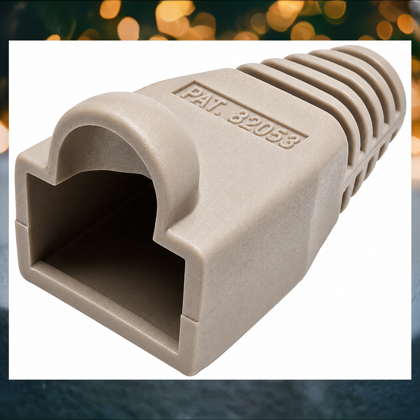 R.J. Enterprises - RJ45 Strain Relief Boot Beige 0.035/p (200, 2-Pack ($3.50 Each)) - R.J. Enterprises