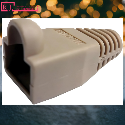 Ivory RJ45 strain relief boot