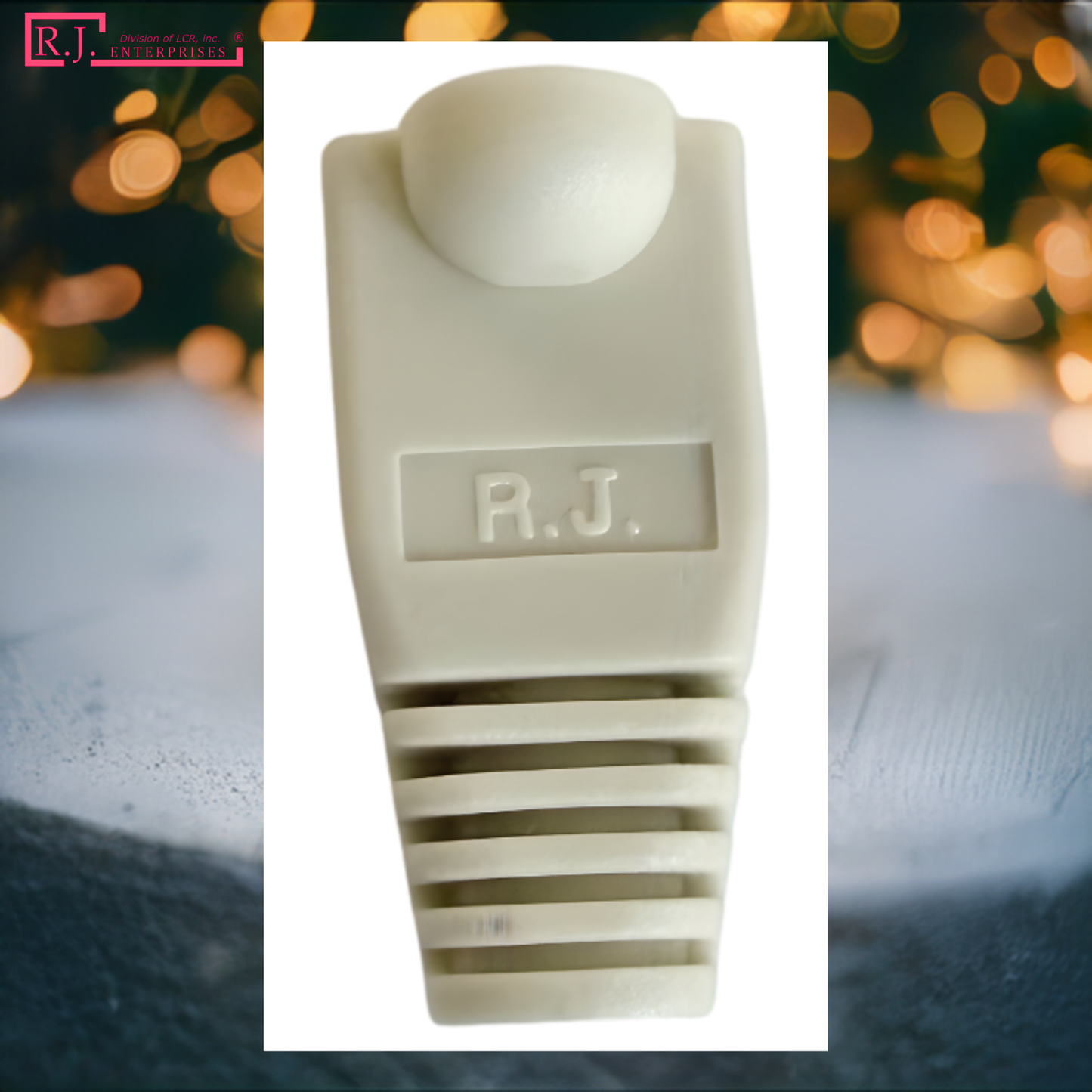 Buy One Get One FREE-R.J. Enterprises - RJ45 Strain Relief Boot Ivory(100 Pcs)