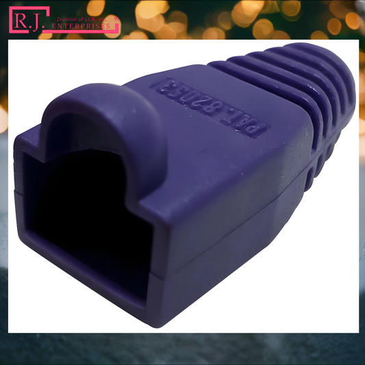 Buy One Get One FREE-R.J. Enterprises - RJ45 Strain Relief Boot Violet (100 Pcs)