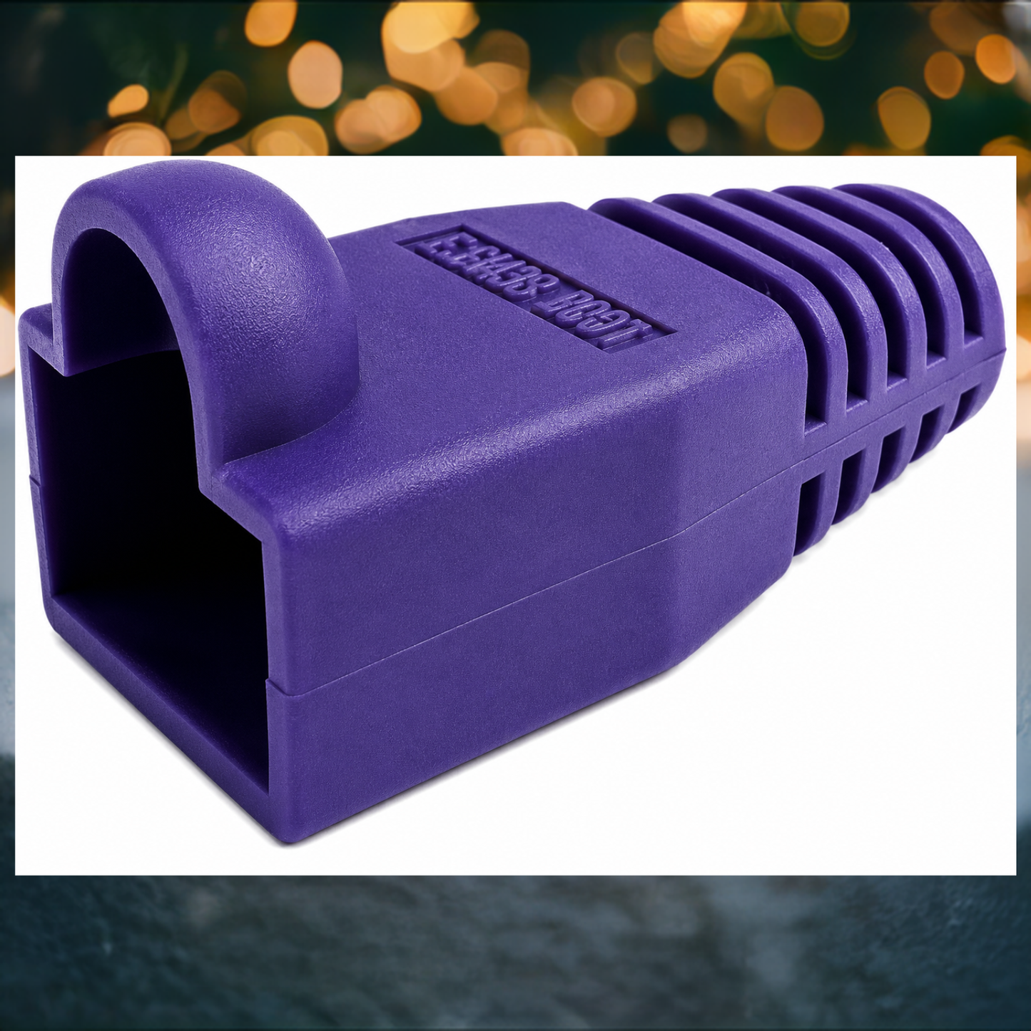 R.J. Enterprises - RJ45 Strain Relief Boot Violet, 0.035/p (2-Bags, 100pcs ea)