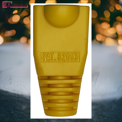 Buy One Get One FREE-R.J. Enterprises - RJ45 Strain Relief Boot Yellow (100 Pcs) - R.J. Enterprises