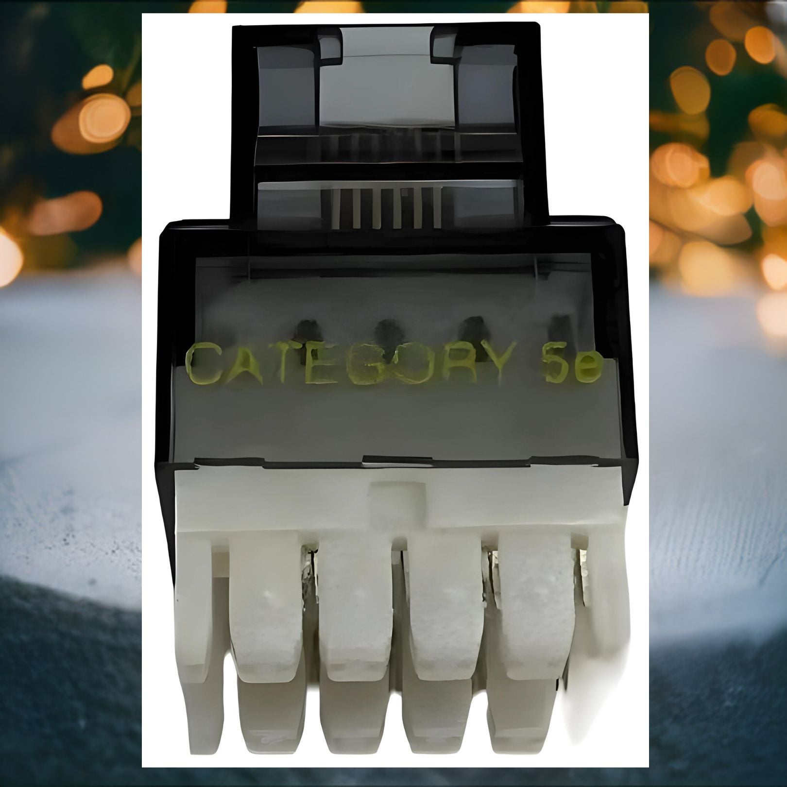 R.J. Enterprises - 3013A-8-CJ-BK, Cat5e Jack, 180-degree, Black - R.J. Enterprises