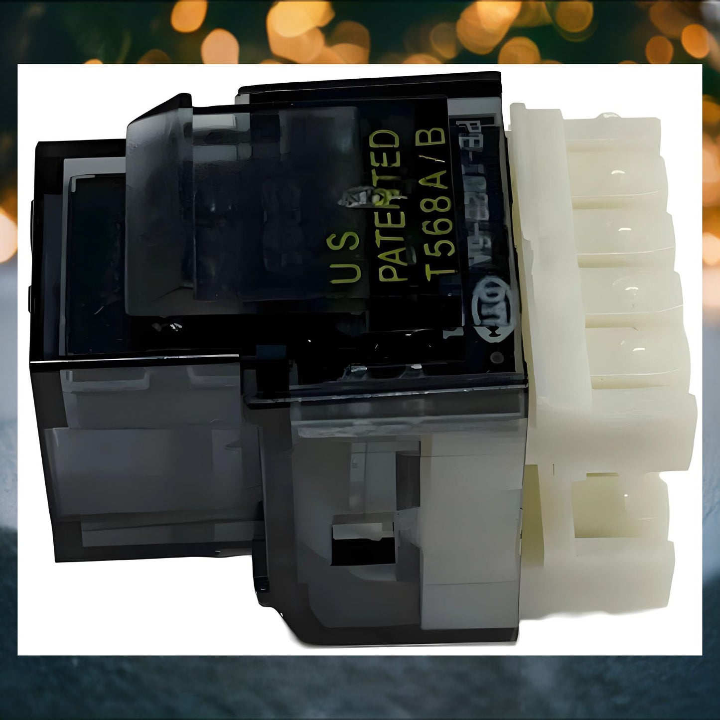 R.J. Enterprises - 3013A-8-CJ-BK, Cat5e Jack, 180-degree, Black - R.J. Enterprises