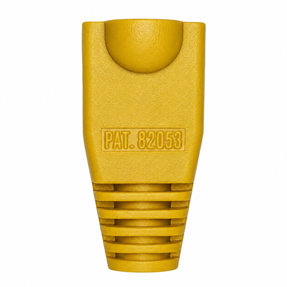 R.J. Enterprises - RJ45 Strain Relief Boot Yellow 0.035/p (2-Bags, 100pcs ea)