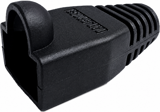 R.J. Enterprises - RJ45 Strain Relief Boot Black 0.035/p (200, 2-Pack ($3.50 Each)) - R.J. Enterprises