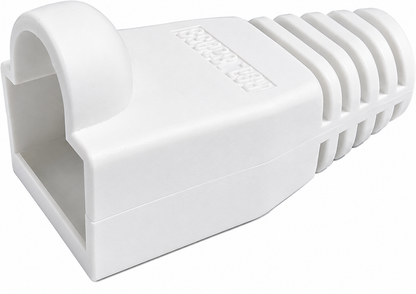 R.J. Enterprises - RJ45 Strain Relief Boot White 0.035/p (200, 2-Pack ($3.50 Each)) - R.J. Enterprises