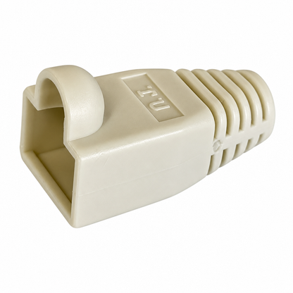R.J. Enterprises- RJ45 Strain Relief Boot, Ivory, 0.035/p (200, 2-Pack ($3.50 Each)) - R.J. Enterprises