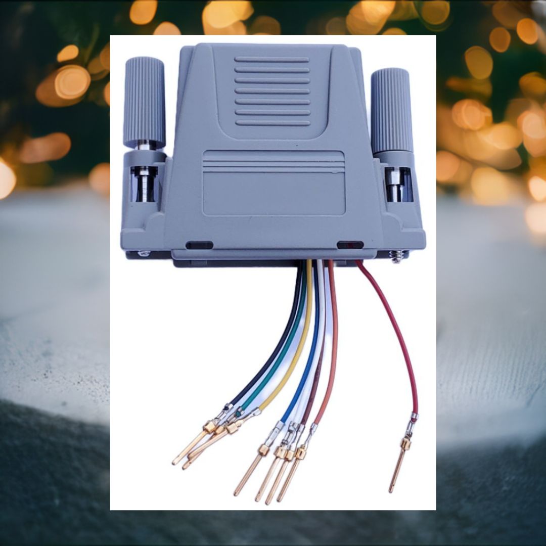 Buy One Get One FREE-DB25 Connector (Male) to RJ-45 (8C) Adapter-- DB25-8M (5PC/PER BAG) - R.J. Enterprises