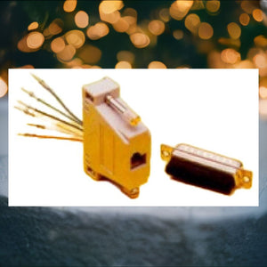 Buy One Get One FREE-DB25 Connector (Male) to RJ-12 (6C) Adapter (5pc/per Bag.). - R.J. Enterprises