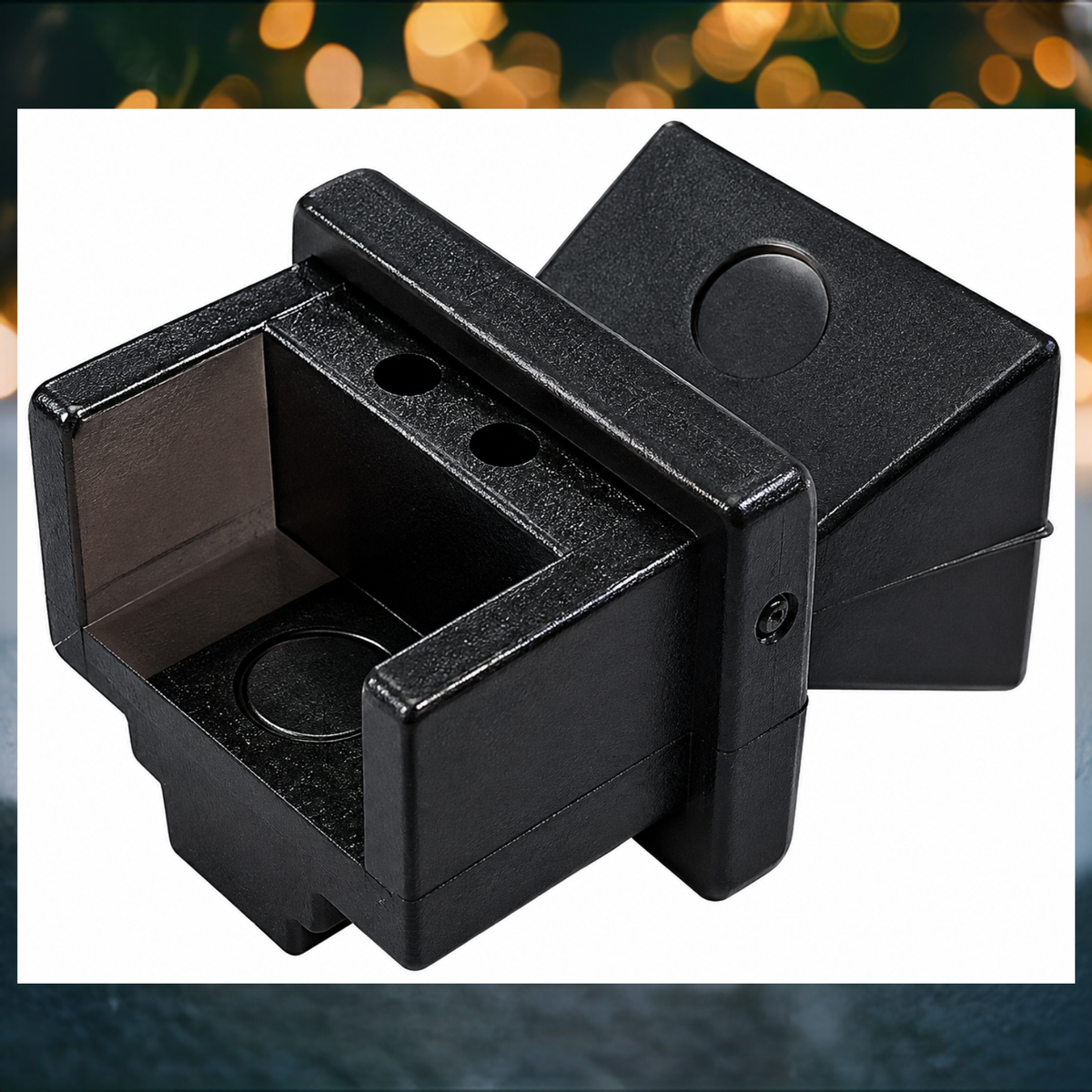 R.J. Enterprises - RJ45 Jack Dust Cover, Cap, Protector, Black (100 Pcs) - R.J. Enterprises
