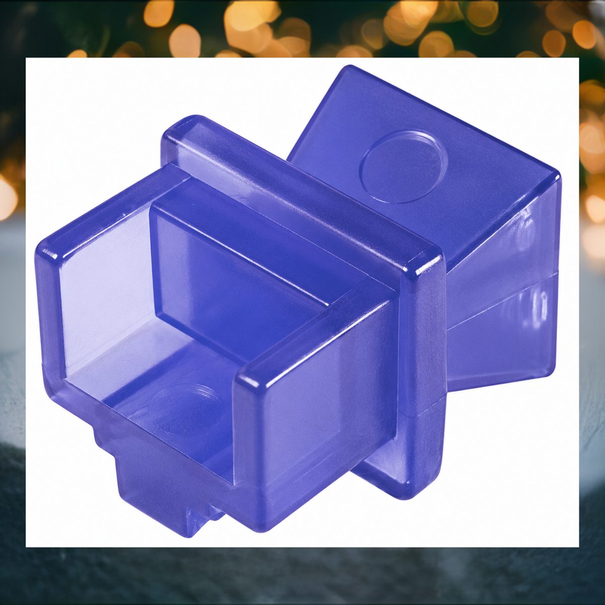 R.J. Enterprises - RJ45 Jack Dust Cover, Cap, Protector, Blue (100 Pcs) - R.J. Enterprises