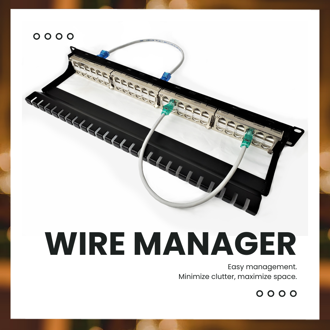 HDPP-48S-C6A, wire management bar.