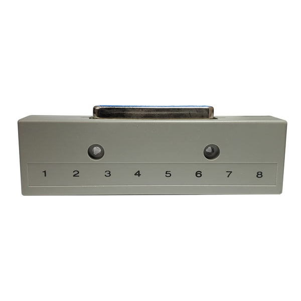 R.J. Enterprises - Telco Harmonica Connector (Female), 8 RJ12 Ports (6P6C) RJ-800T-8(F) - R.J. Enterprises
