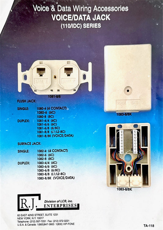 Buy One Get One FREE-Voice/Data Surface Jack-5pcs