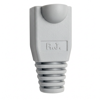 R.J. Enterprises - RJ45 Strain Relief Boot Grey 0.035/p (2-Bags, 100pcs ea)