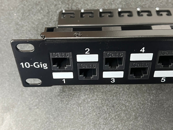 R.J. Enterprises - SDPP-24-C6 - Patch Panel, No Punch Down, Cat6, 568A/B, Tool-Less, 24 Port - R.J. Enterprises