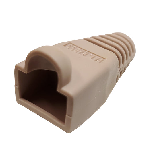 R.J. Enterprises - RJ45 Strain Relief Boot Beige 0.035/p (2-Bags, 100pcs ea)